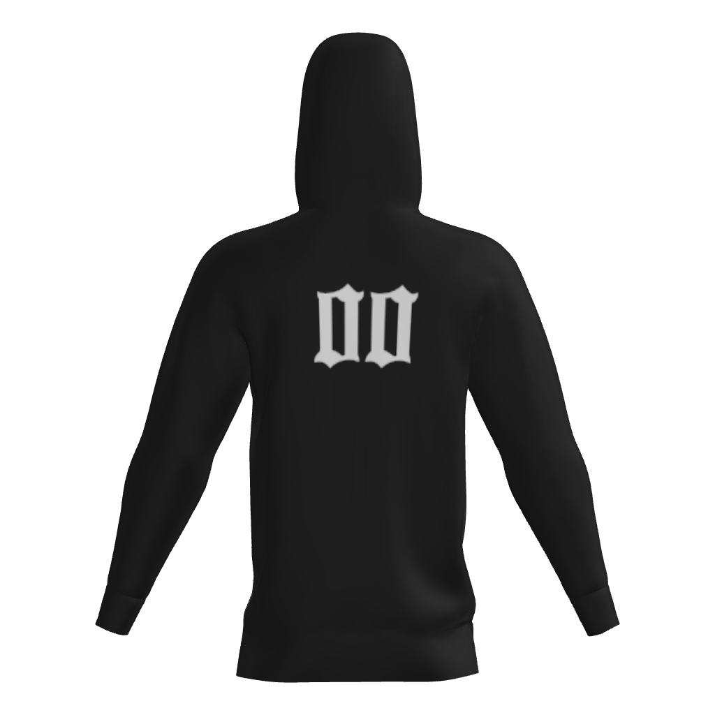 Campbell County Middle School Champro Victory 100% Polyester Fleece Player Hoodie - Black