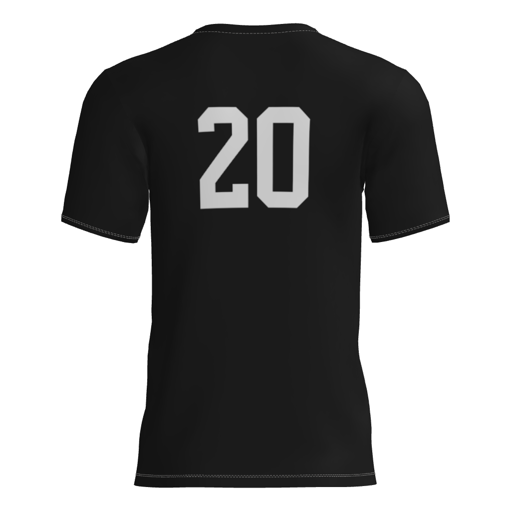 Alcoa Vipers Black Short Sleeve Dri-Gear DTF Tee Shirt W/Number