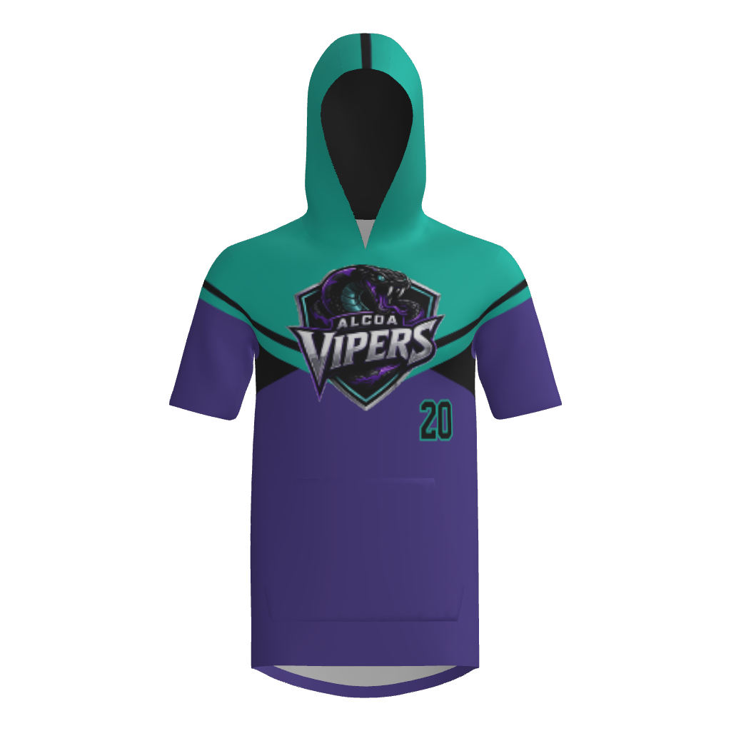 Alcoa Vipers Short Sleeve Sublimated Hoodie
