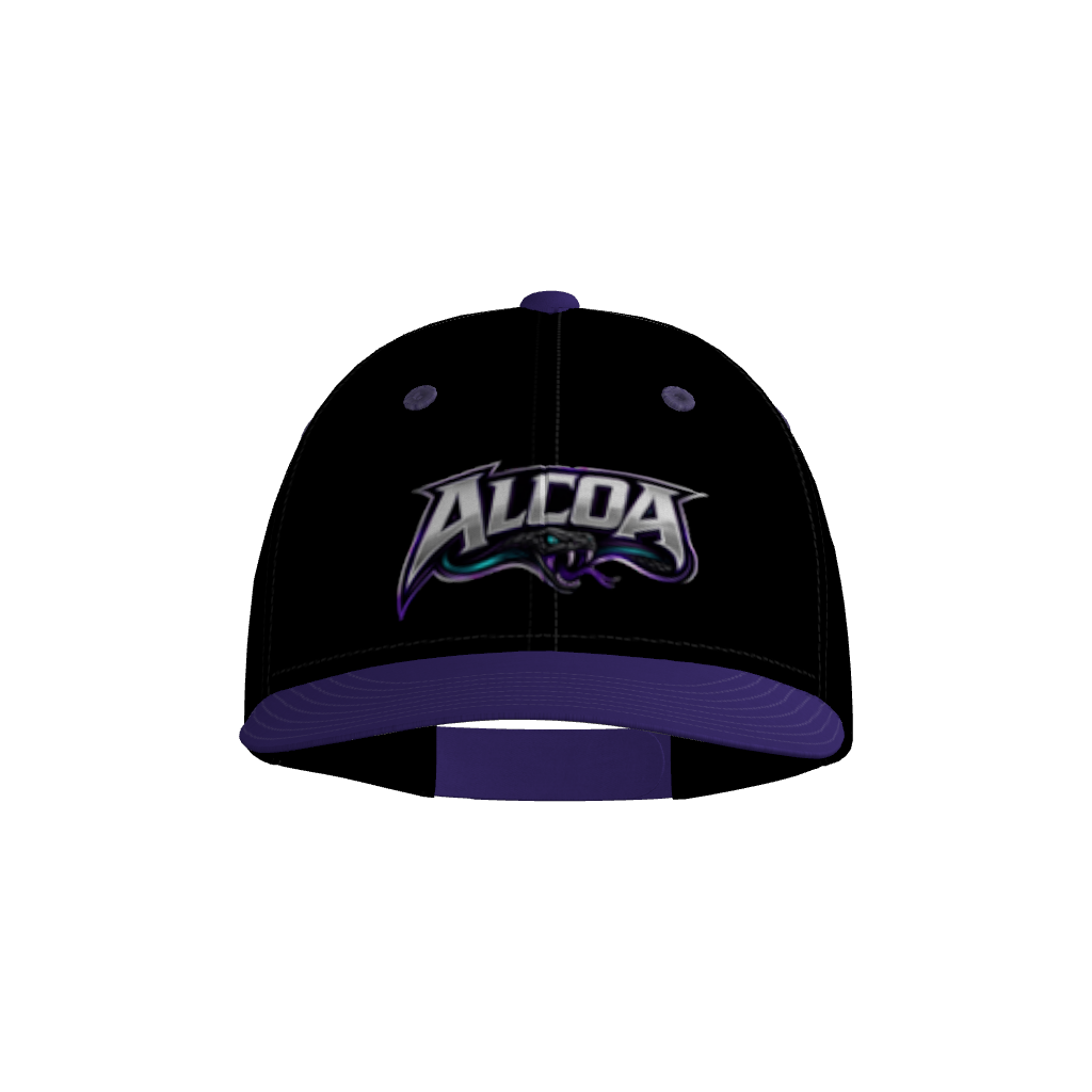Alcoa Vipers Black Pennant Snapback Game Cap