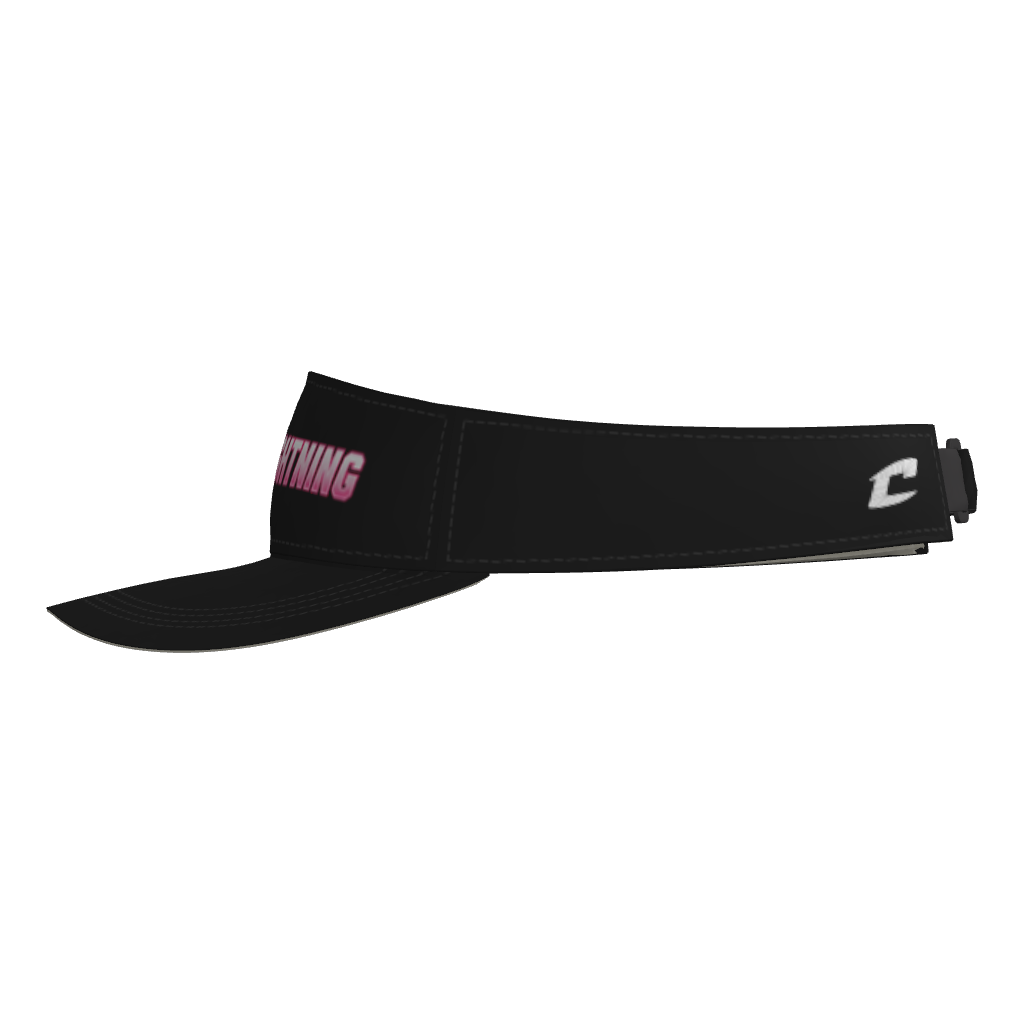 Pink Lightning Black Visor