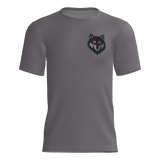 Ridge Runners Short Sleeve Dri-Gear DTF Tee Shirt Grey W/Number