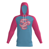 Stormchasers "SC" Sublimated Fleece Player Hoodie - Blue/Pink
