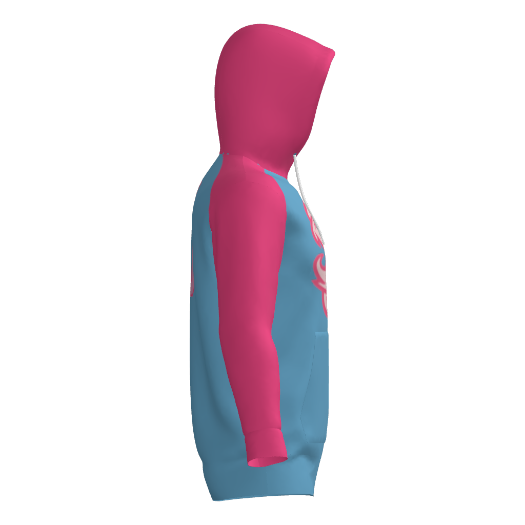 Stormchasers "SC" Sublimated Fleece Player Hoodie - Blue/Pink