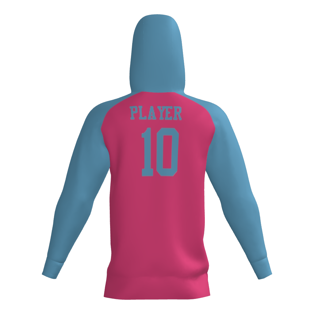 Stormchasers Sublimated Fleece Player Hoodie - Blue/Pink