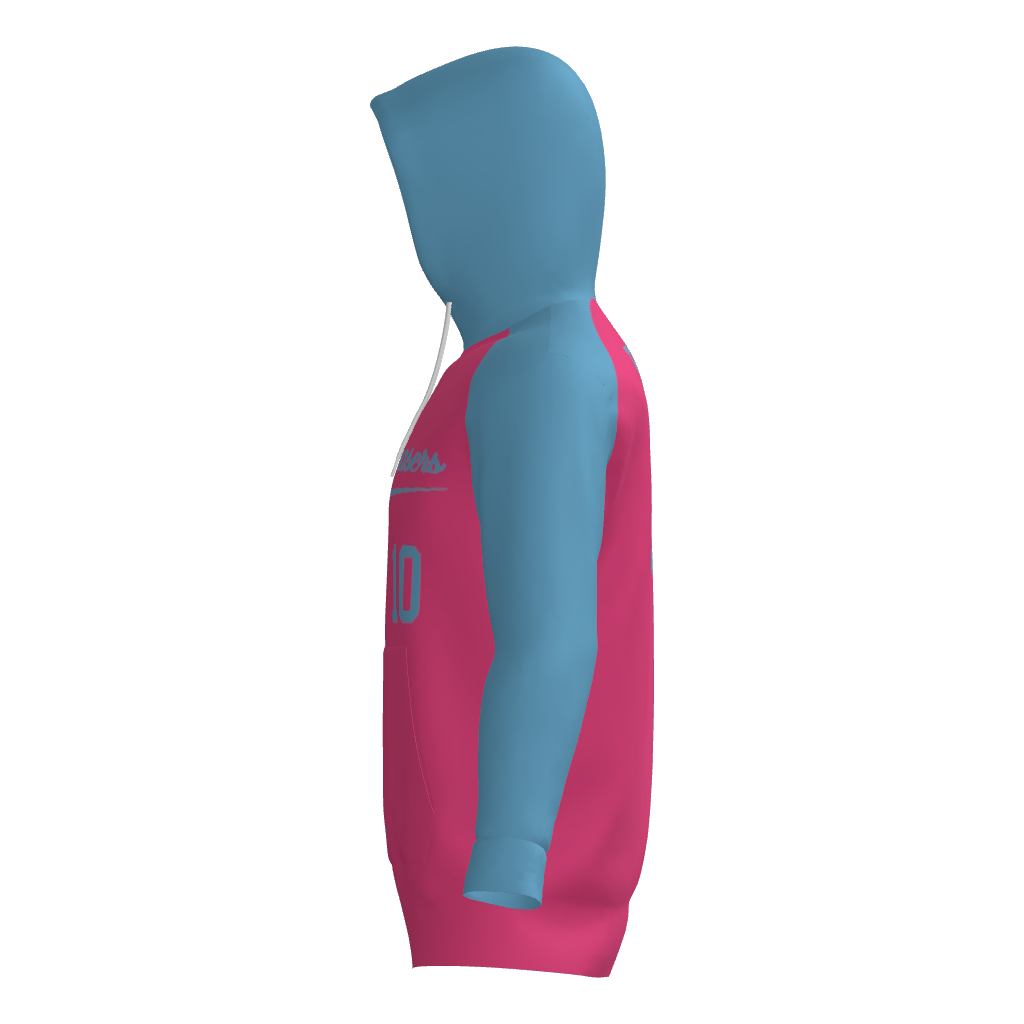 Stormchasers Sublimated Fleece Player Hoodie - Blue/Pink