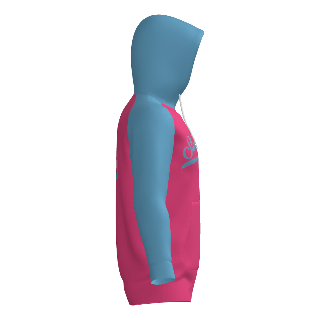 Stormchasers Sublimated Fleece Player Hoodie - Blue/Pink