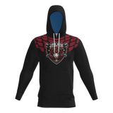 Lone Star Vipers Sublimated Fleece Player Hoodie - Black/Scarlet