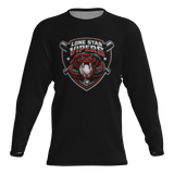 Lone Star Vipers Long Sleeve Dri-Gear Sublimated T-Shirt - Black