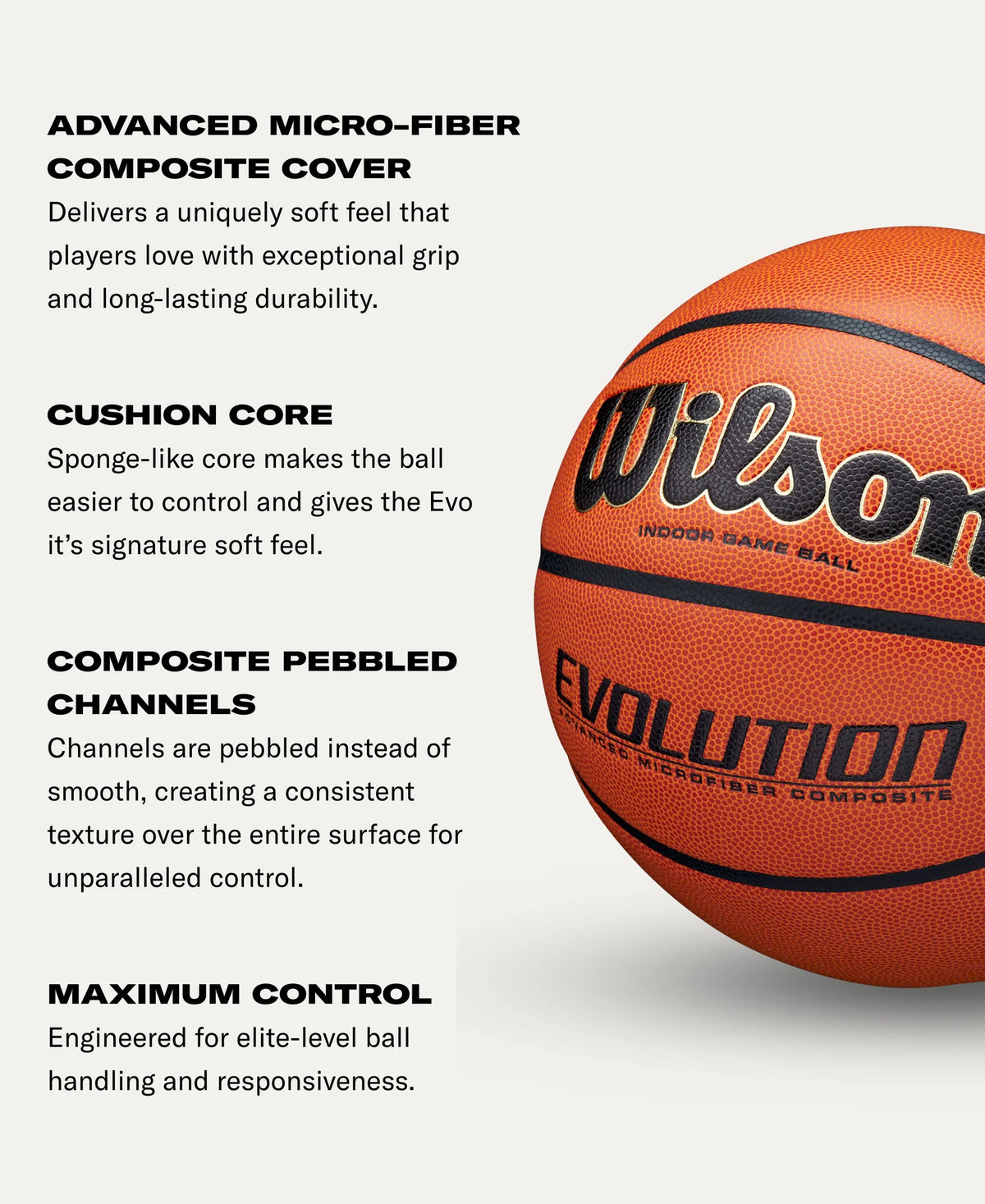 New Wilson Evolution Game Ball
