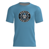 Hustlin' Howlers Short Sleeve Dri-Gear DTF Circle Logo Tee Shirt W/ Name & Number