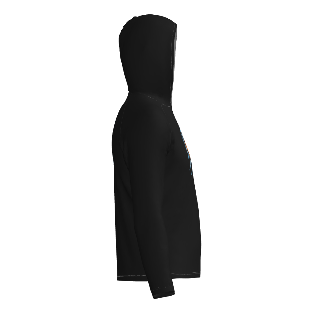 Hustlin' Howlers DTF Long Sleeve Dri Gear T-Shirt Hoodie