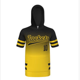 Yellow Jackets Short Sleeve Sublimated Hoodie
