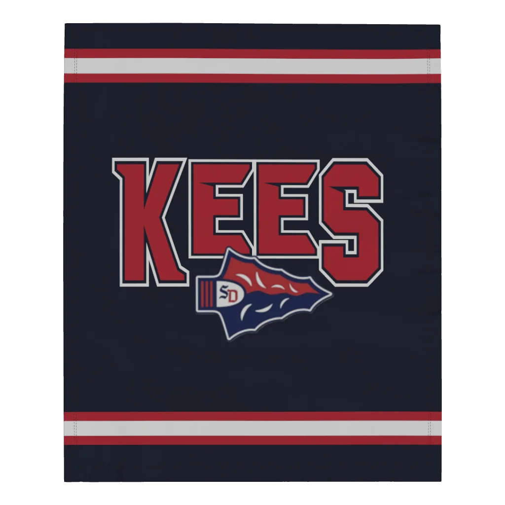 South Doyle Microfleece Blanket - Kee's W/Arrowhead (50" W X 60" L)