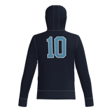 Lady Cyclones 60/40 Cotton Blend DTF Fleece Hoodie W/ Number