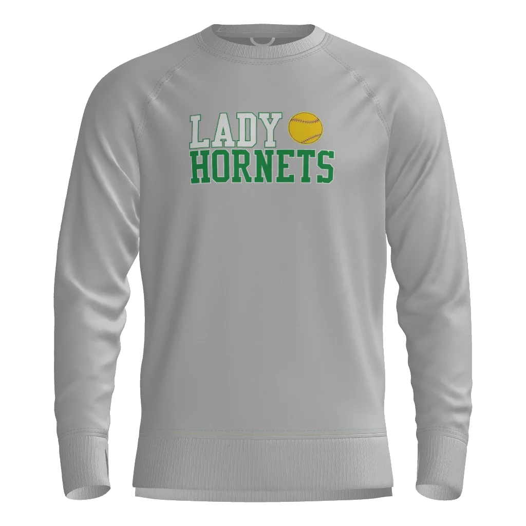 Lady Hornets Victory Fleece Split Hem Crew Neck Sweatshirt