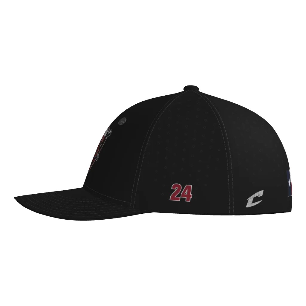 Lone Star Vipers Ultima Fitted Game Cap - Black