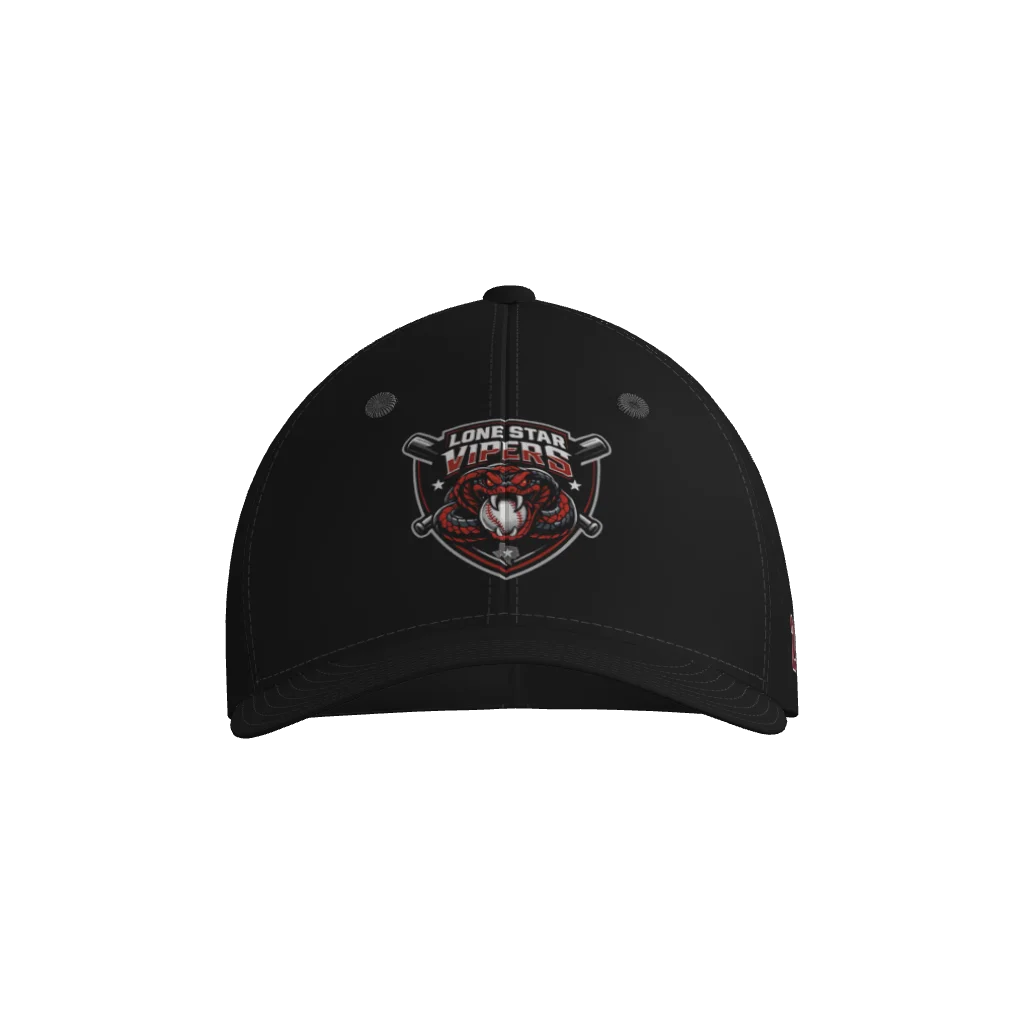 Lone Star Vipers Ultima Fitted Game Cap - Black