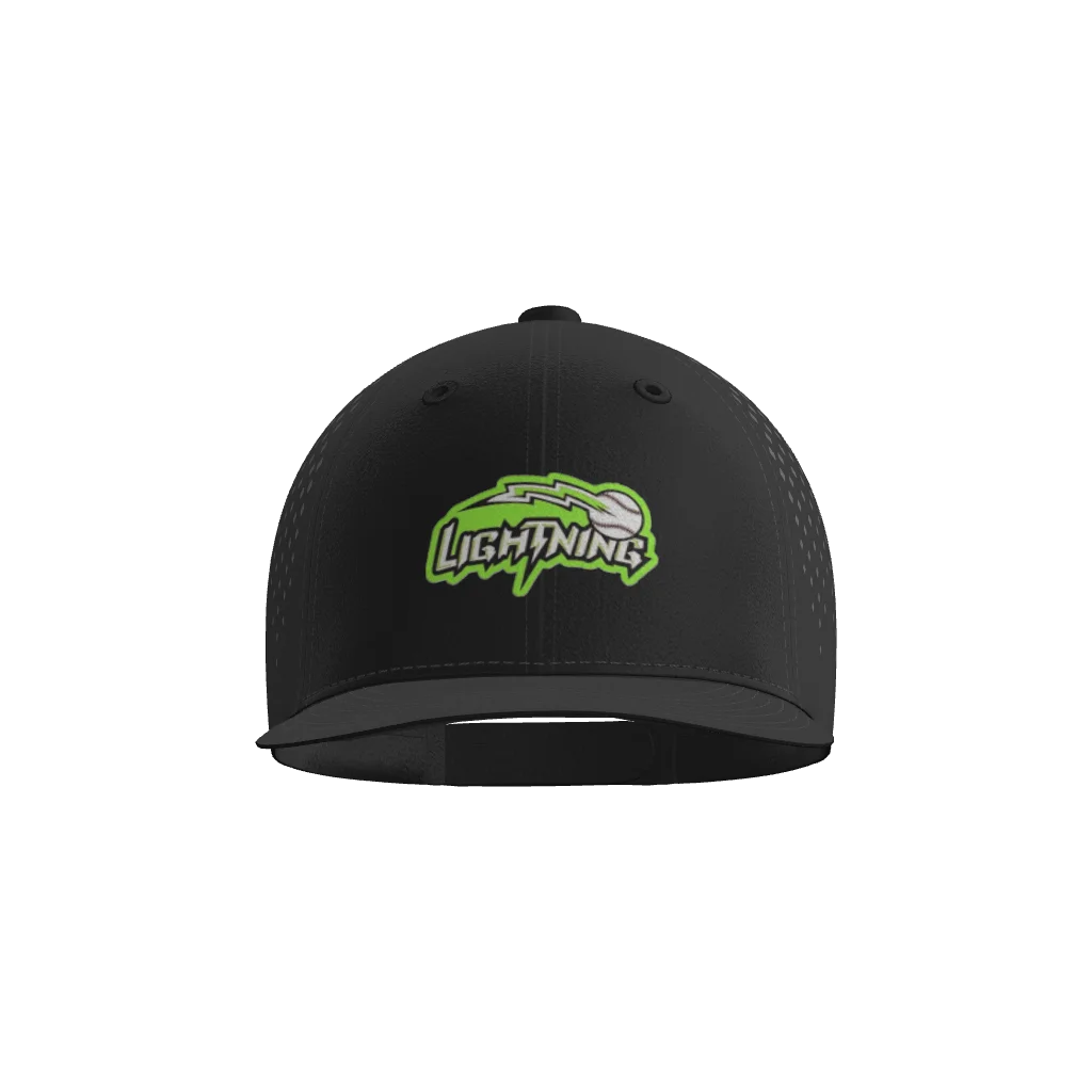 Bower Lightning Champro Ultima Snap Back Cap - Black