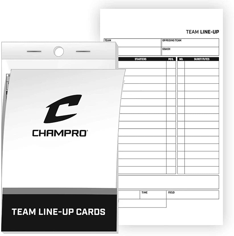 Champro Line-Up Cards - 1 pack
