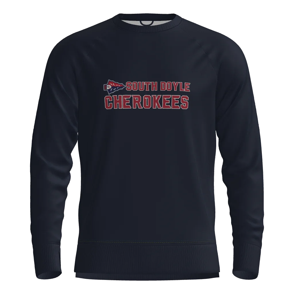 South Doyle Middle Champro Victory Fleece Men's Split Hem Crew Neck Sweatshirt