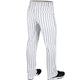 Champro Triple Crown 2.0 Open Bottom Pinstripe Pant - White W/Black Stripe