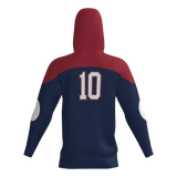 Raptors Sublimated Fleece Hoodie W/ Number