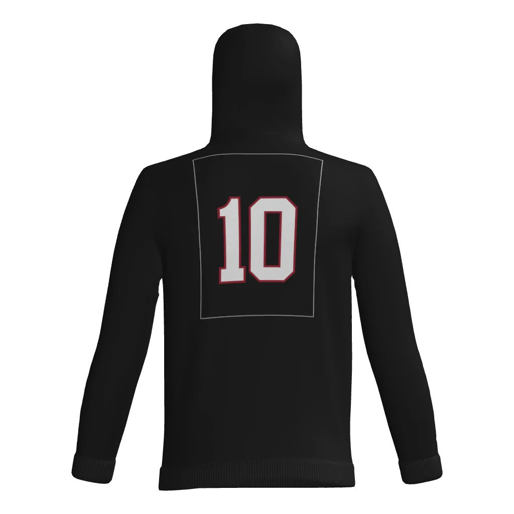 Raptors 60/40 Cotton Blend DTF Fleece Hoodie W/ Number