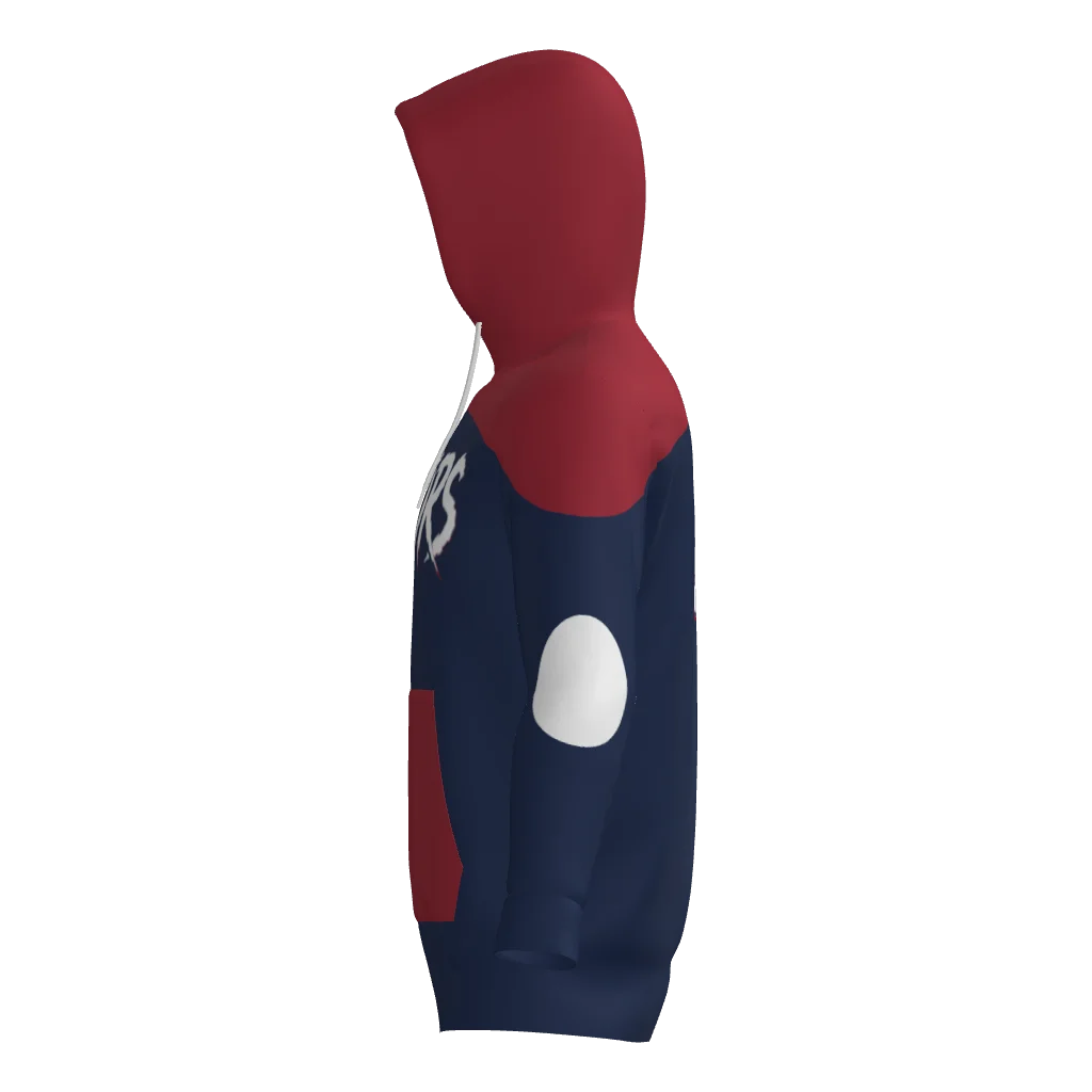 Raptors Sublimated Fleece Hoodie W/ Number