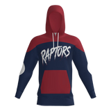 Raptors Sublimated Fleece Hoodie W/ Number