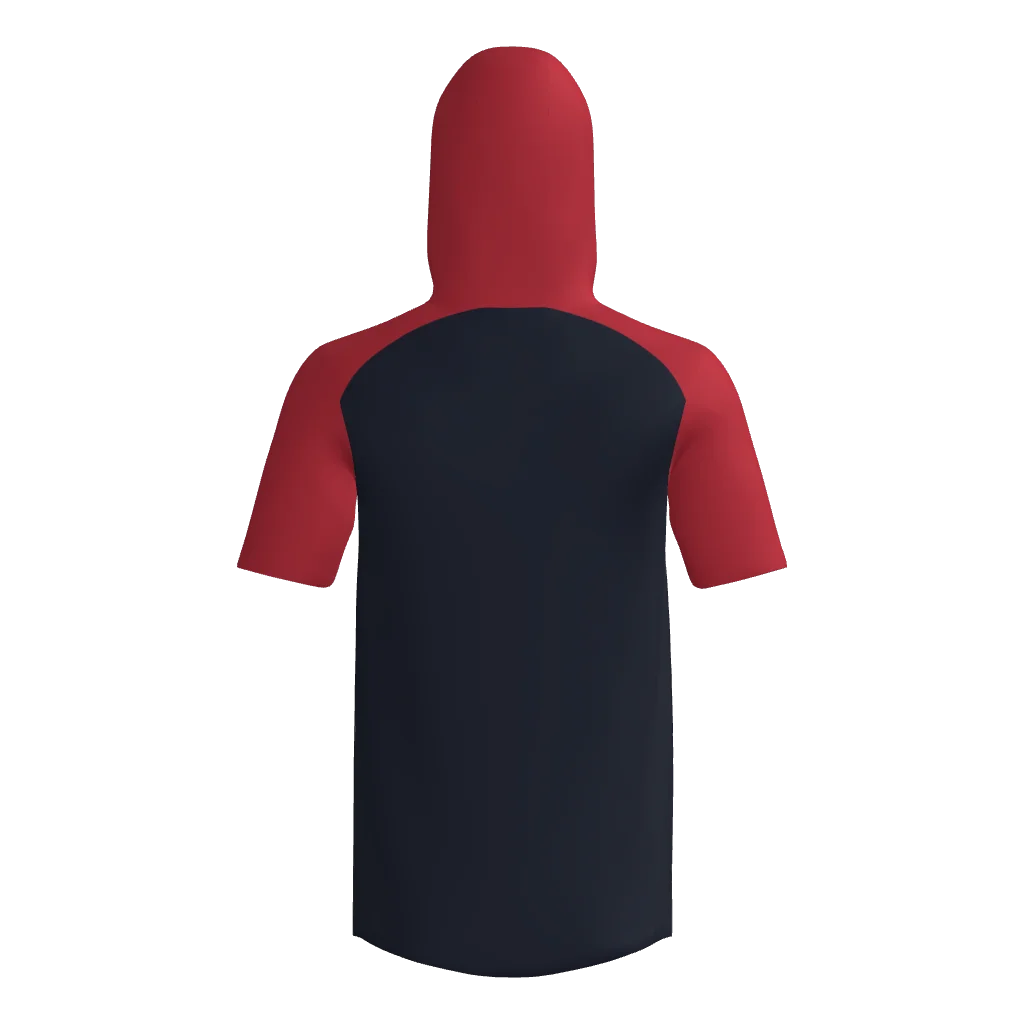 South Doyle Middle Champro Short Sleeve Fleece Hoodie With Pocket