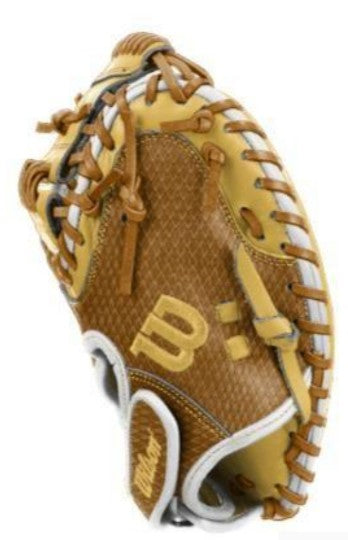 New Wilson A1000 PF33 26 SECRET MENU 33" Blonde/Saddle Catchers Mitt