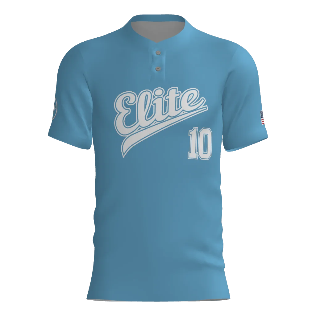 Tristar Elite 9u 2-Button Game Jersey - Blue