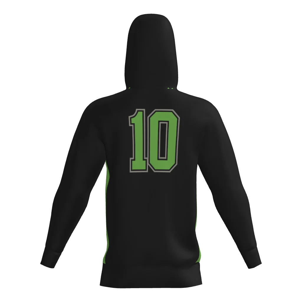 South Knox Thunder Sublimated Fleece Hoodie W/ Number