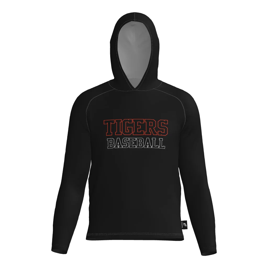 Tigers DTF Long Sleeve Dri Gear T-Shirt Hoodie