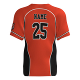 Tigers Full Button Short Sleeve Fan Jersey