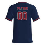 Tomahawks V-Neck Game Jersey - Navy