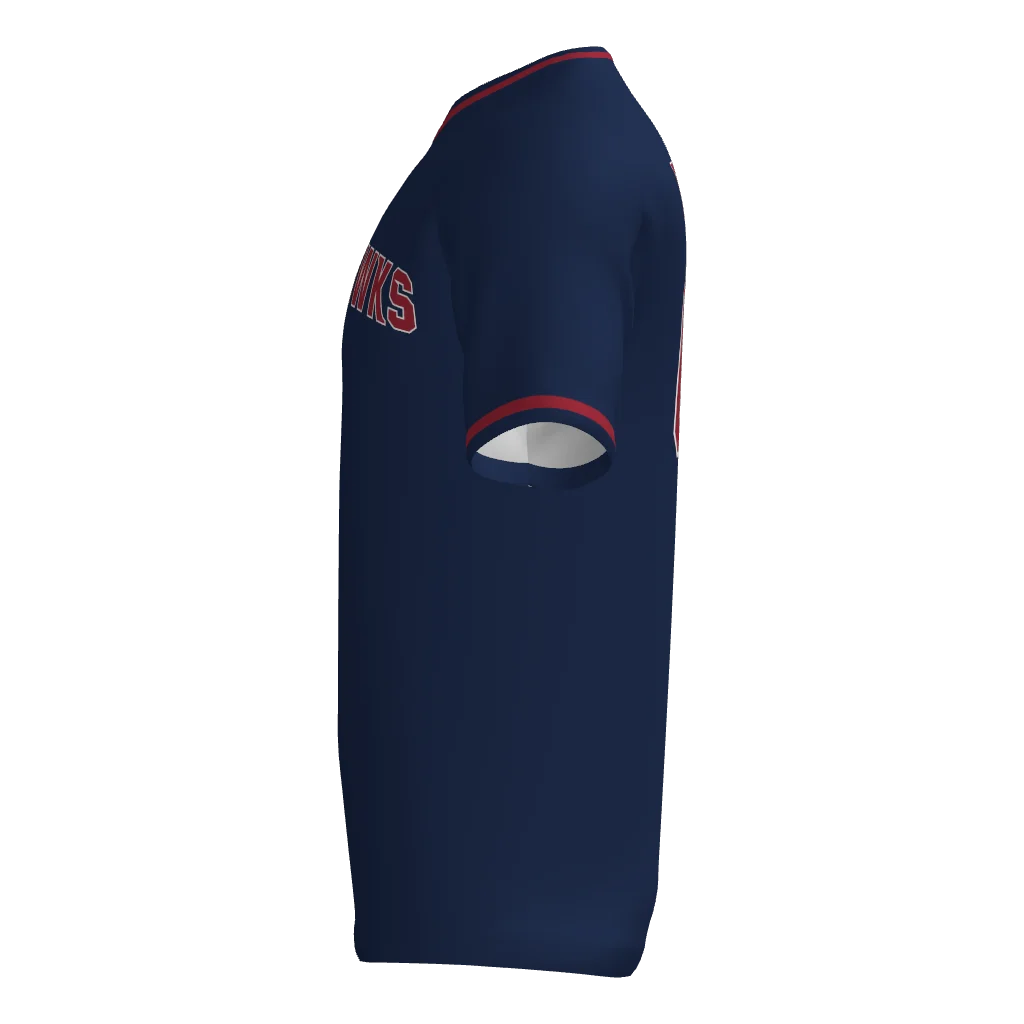 Tomahawks V-Neck Game Jersey - Navy