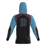 Warriors Sublimated Fleece Hoodie W/ Number