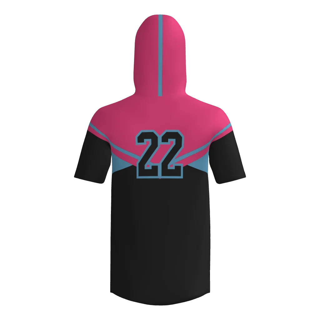 Warriors Short Sleeve Sublimated Hoodie