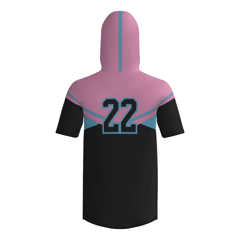 Warriors Short Sleeve Sublimated Hoodie