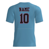 Warriors Short Sleeve Dri-Gear DTF Tee Shirt W/ Name & Number