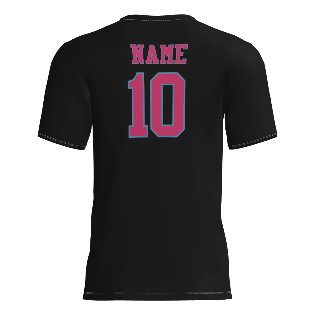 Warriors Short Sleeve Dri-Gear DTF Tee Shirt W/ Name & Number
