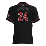 Lone Star Vipers 2-Button Game Jersey - Black