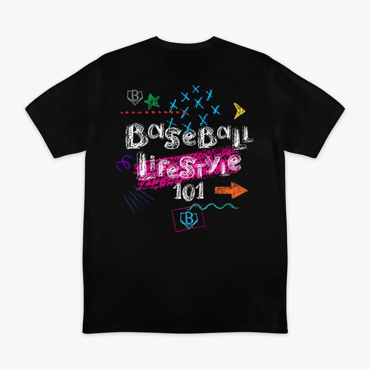 New Baseball Lifestyle 101 Chalkboard Tee