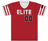 Elite 12u V-Neck Game Jersey - Scarlet