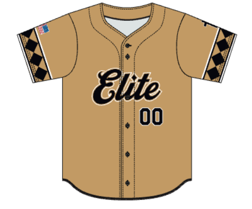Diamond Elite Full Button Short Sleeve Game Jersey