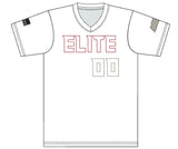 Elite 12u V-Neck Game Jersey - White
