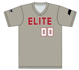 Elite 12u V-Neck Game Jersey - Grey