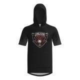 Long Star Vipers Short Sleeve Sublimated Hoodie - Black